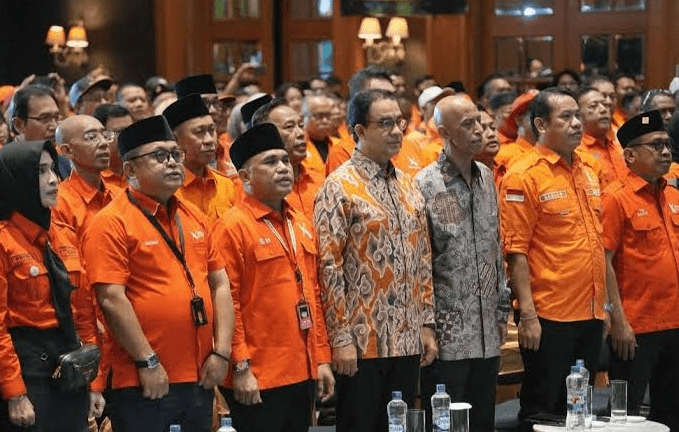 Pengurus DPP Gerakan Rakyat bersama Anies Baswedan